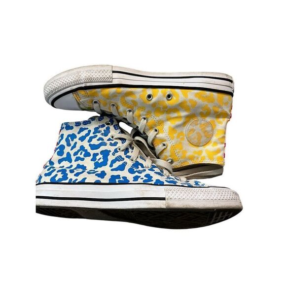 Converse Chuck Taylor Leopard Print High Top Sneakers Unisex Casual - Picture 1 of 7